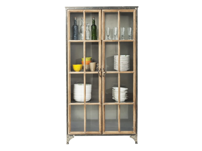 KONTOR - Wood and glass display cabinet _ KARE Design